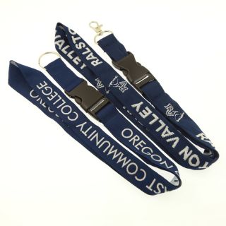 Hot sale cheap printed your own logo woven neck lanyard for keys
