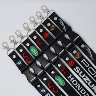 Wholesale sublimation printing polyester car logo lanyard for car exhibition