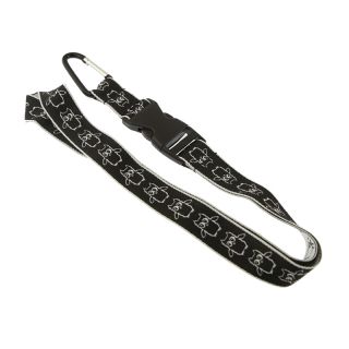 Promotional polyester embroidery custom woven lanyard no minimum
