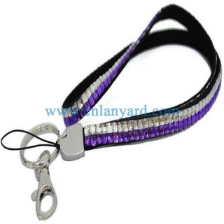 Rhinestone Lanyard Neck Strap For ID Pass Card Badge Mobile 