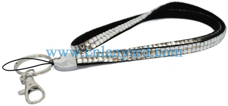 Sparkly Bling Rhinestone Lanyard for ID Cards