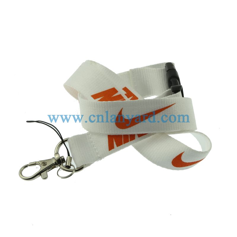 Sport Clothing Logo Neck Lanyard Keychain ID straps Wholesale 