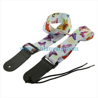 Beautiful Guitar Strap with Leather End Electric Acoustic Bass