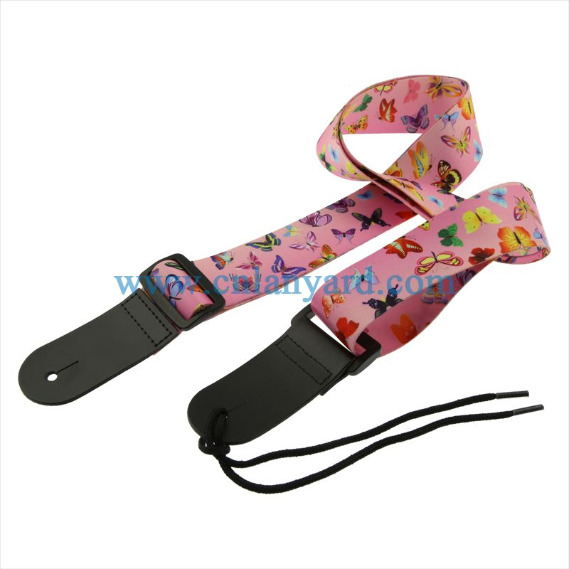 Beautiful Guitar Strap with Leather End Electric Acoustic Bass