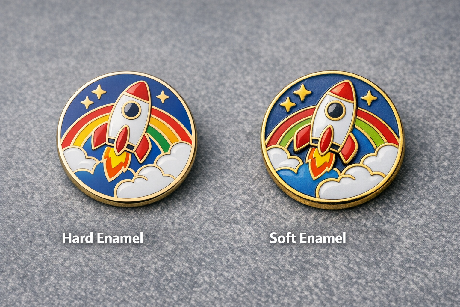 Hard Enamel Pins vs Soft Enamel Pins Which One Should You Choose
