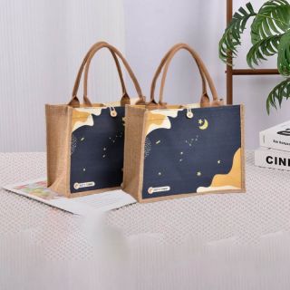 Customizable Linen Canvas Tote Bags