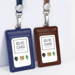 Customizable Genuine Leather ID Card Holder