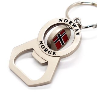 Rotating Bottle Opener Keychain