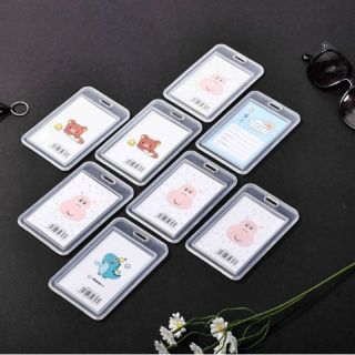 Portable Transparent Card Holder